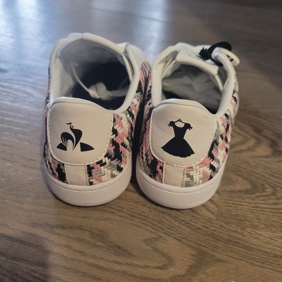 Coq Sportif x Guerlain La Petite Robe Noire Arthur Ashe sneakers Size 35.5 - Picture 2 of 7